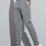 Pantalon homme slim rayé