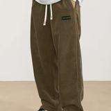Pantalon large à cordon pour homme