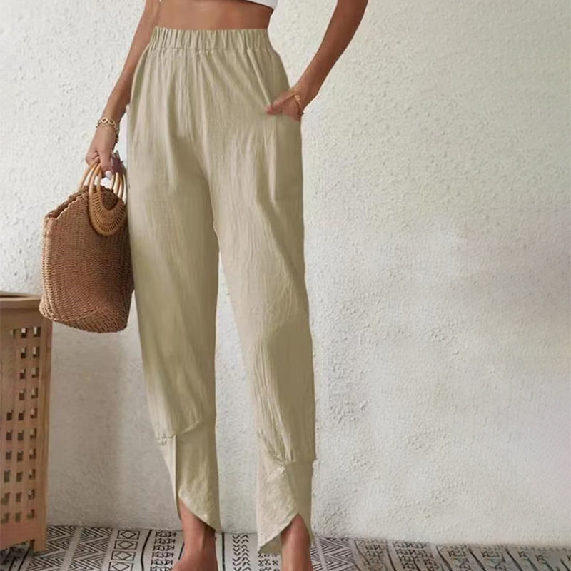 Johanna | Pantalon avec ourlet effiloché