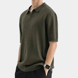 Polo homme côtelé