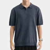 Polo homme côtelé