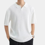Polo homme côtelé