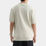 Polo homme côtelé