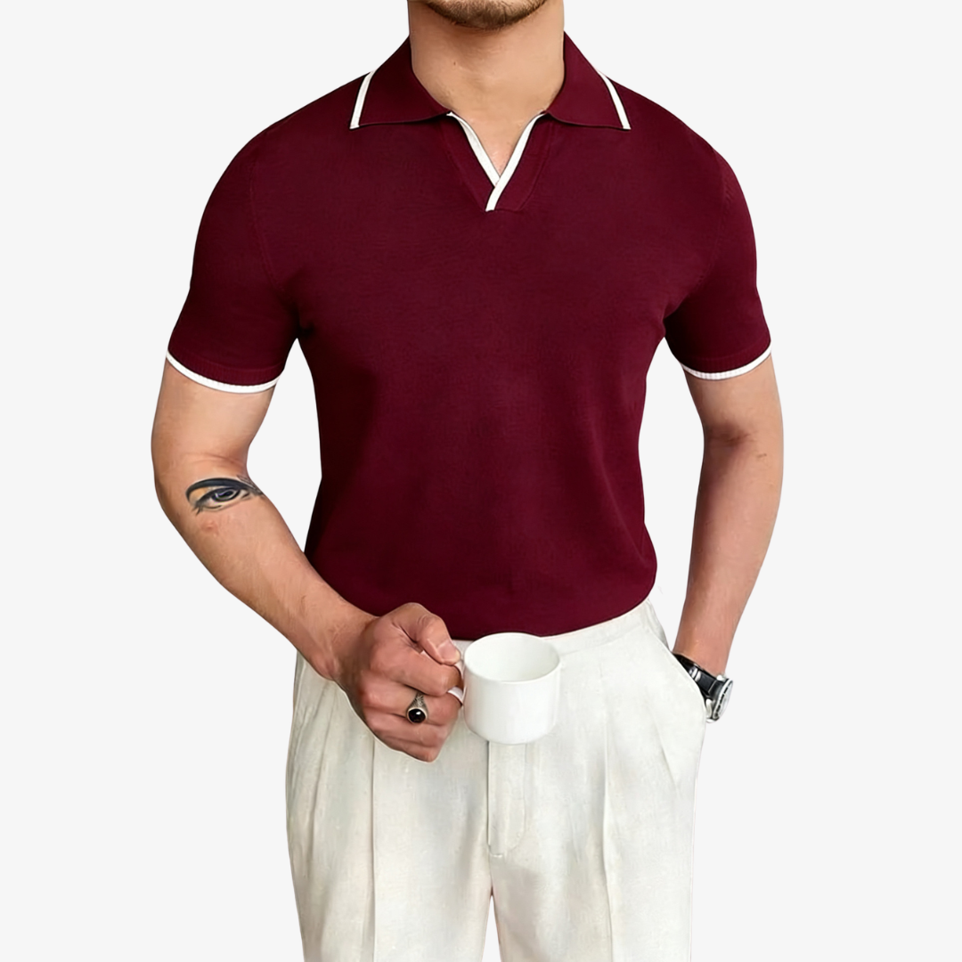 Polo Homme à Contraste