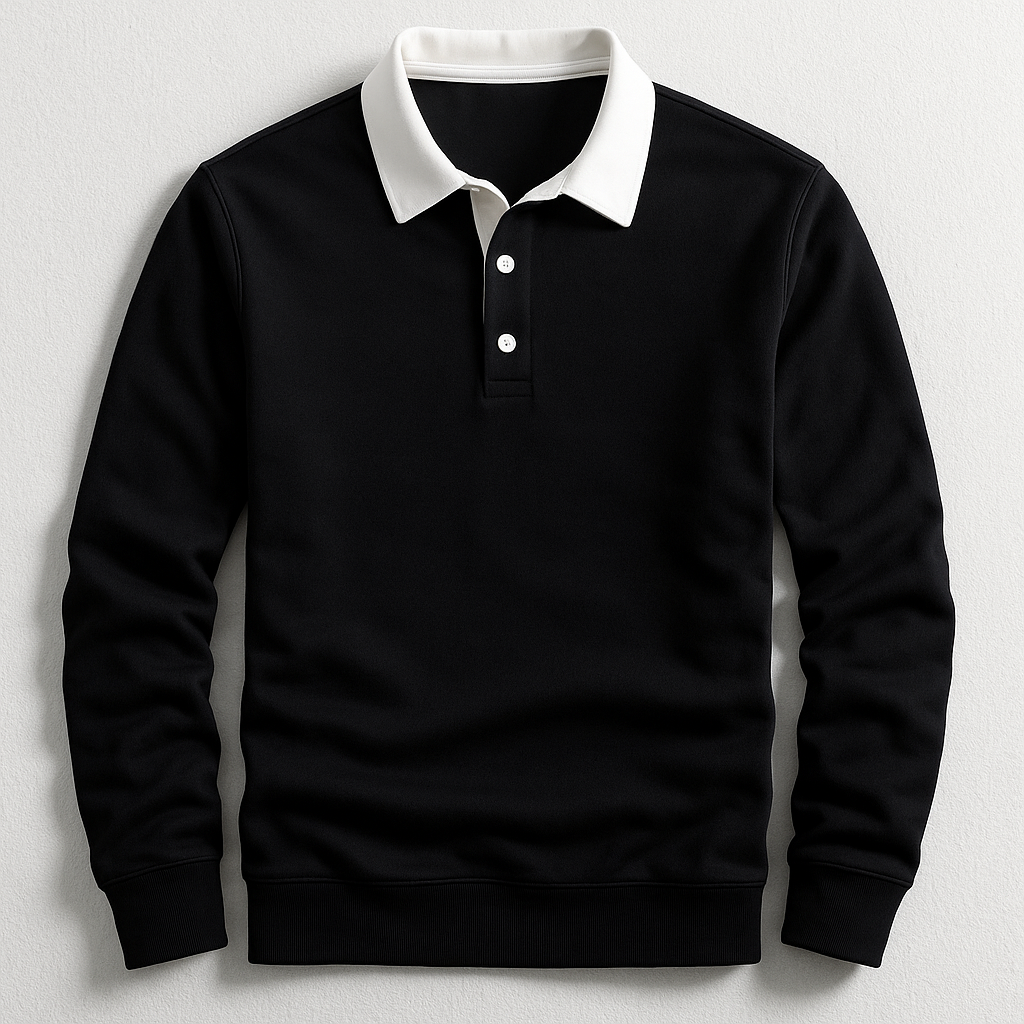 Polo homme à patte de boutonnage