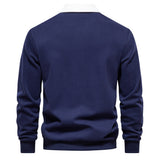 Polo homme à col contrasté