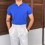 Polo homme col ouvert