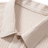 Polo homme maille gaufrée
