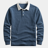 Polo homme manches longues