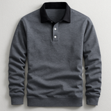 Polo homme manches longues