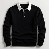 Polo homme manches longues