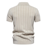 Polo homme rayé boutonné