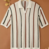 Polo homme rayures verticales