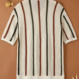 Polo homme rayures verticales