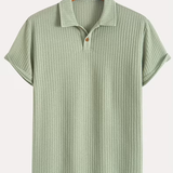 Polo homme texturé