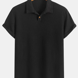 Polo homme texturé