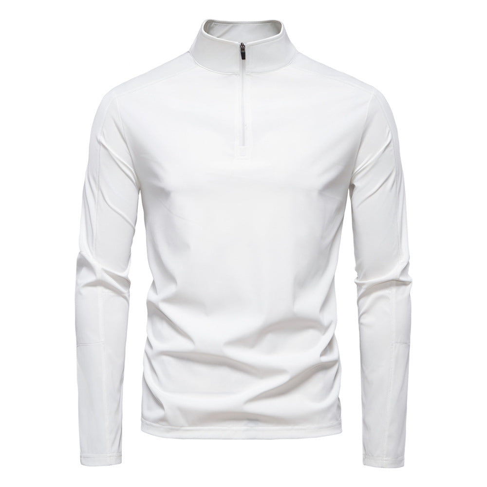 Pull Homme à Col Cheminée Zippé
