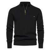 Pull homme à col montant