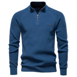 Pull homme à col montant