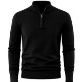 Pull homme à col montant zippé