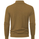 Pull homme à col montant zippé