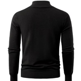 Pull homme à col montant zippé