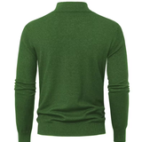 Pull homme à col montant zippé