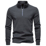 Pull Homme à Col Zippé
