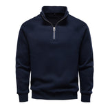 Pull Homme à Fermeture zippée partielle