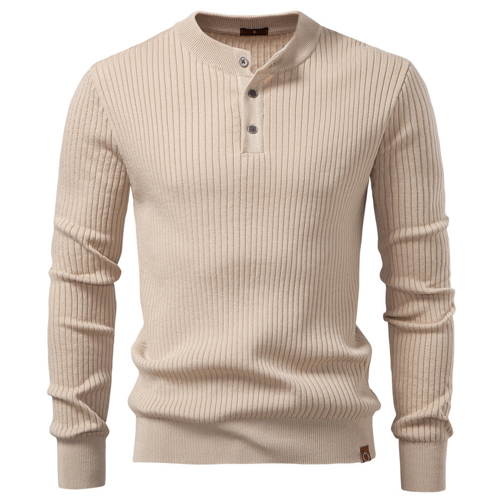 Pull Homme à Motif côtelé vertical