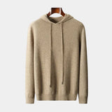 Pull homme capuche maille