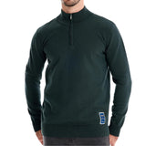 Pull homme col montant demi-zip