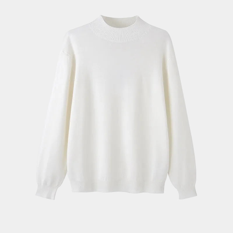 Pull homme col montant