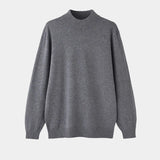 Pull homme col montant