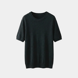 Pull homme col rond manches courtes