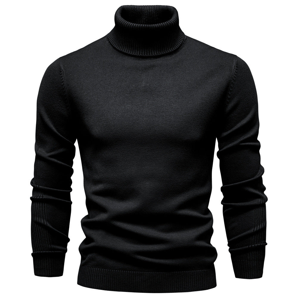 Pull homme col roulé