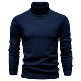 Pull homme col roulé