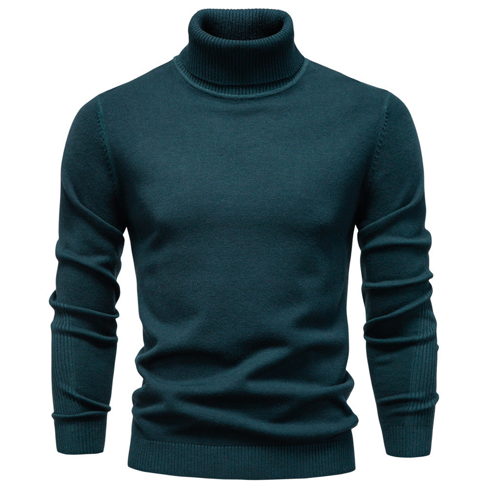 Pull homme col roulé