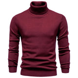 Pull homme col roulé