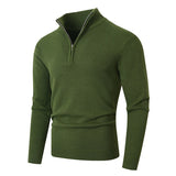 Pull homme zippé