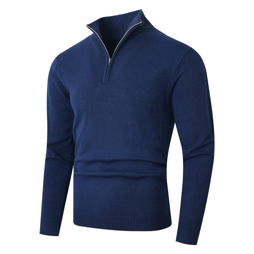 Pull homme zippé