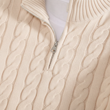 Pull homme demi-zip
