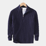 Pull homme demi-zip