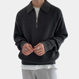 Pull homme demi-zip