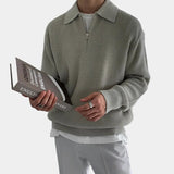 Pull homme demi-zip