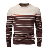 Pull homme marinière rayé