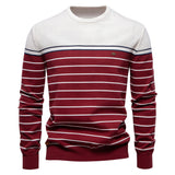 Pull homme marinière rayé