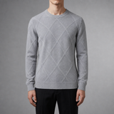 Pull homme motif losanges
