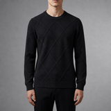 Pull homme motif losanges