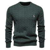 Pull homme torsadé texturé